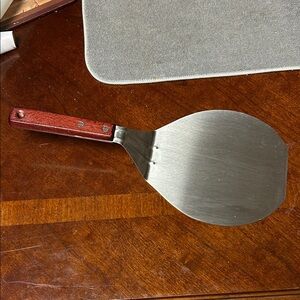 Stainless Steel Pizza Spatula with Wooden Handle